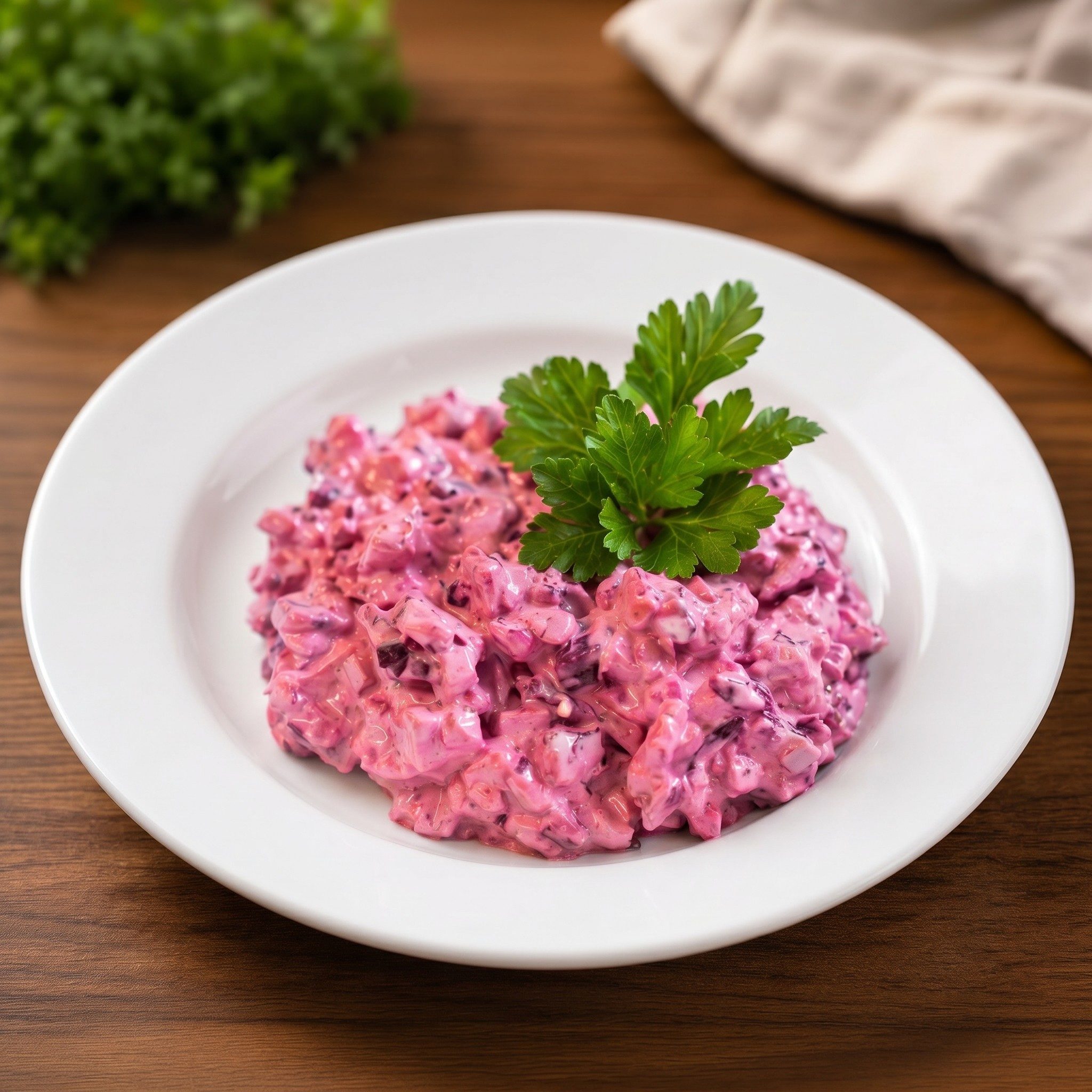 Salad Russe / Purple Beet Salad.