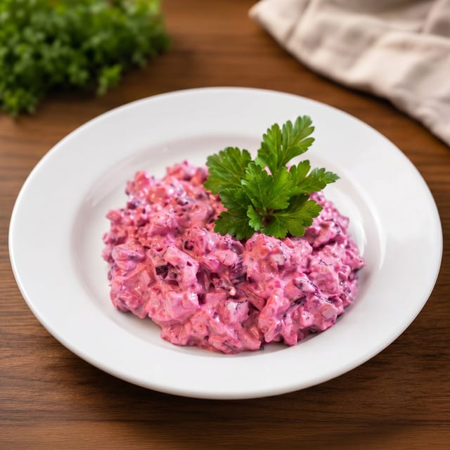 Salad Russe / Purple Beet Salad.